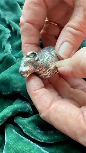 Thimbles for You on Instagram: "✨ Goat Thimble Box✨ BRAND NEW PRODUCT: Thimble Boxes!! You asked, and we delivered. Jan picked up an exclusive set of solid silver thimble boxes. There is only ONE Goat - already listed on our website! These boxes are so limited, so move quickly if one catches your eye!! #thimblesforyou #sewingtools #thimble #thimbles #silversmith"