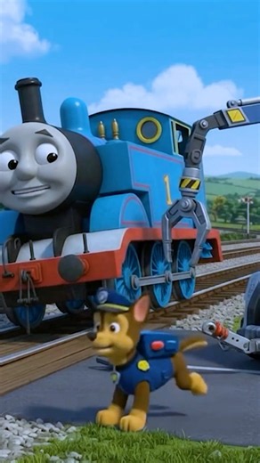 Finding Thomas the Train and Paw Patrol Chase in Colorful Water #thomasandfriends #pawpatrol