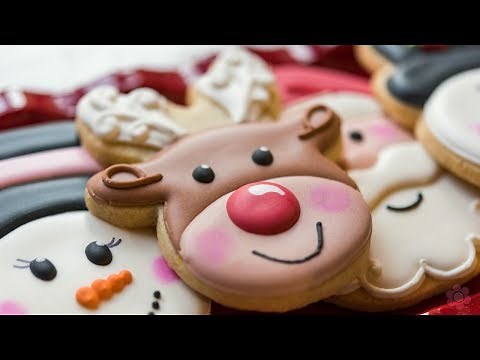 How to Decorate a Reindeer Face Cookie