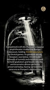 26K views · 214 reactions | This Roman amphitheater hid a perfectly preserved secret beneath its arena floor. #ancienthistory #archaeology #historyfacts | Uncover This | Facebook