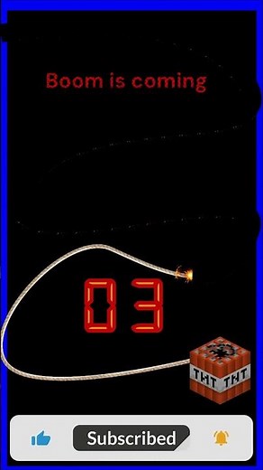 💣 Minecraft Bomb with 10 Second Timer! ⏱️ #timer #shorts #bom #explosion #minecraft