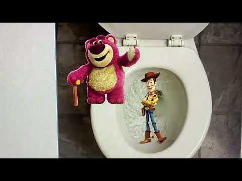 Lotso flushes Woody down the toilet and gets grounded