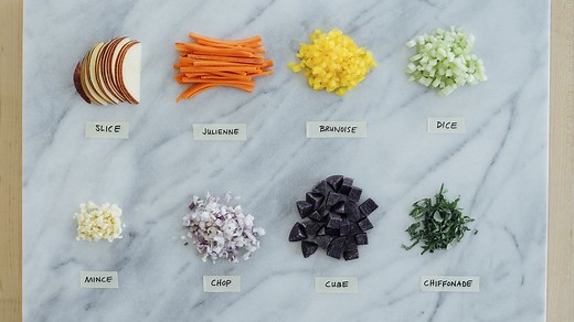 The Ultimate Guide to Culinary Cutting Terms