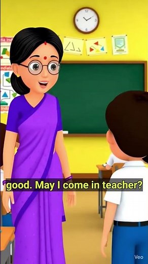English conversation practice || classroom conversation with teacher and student