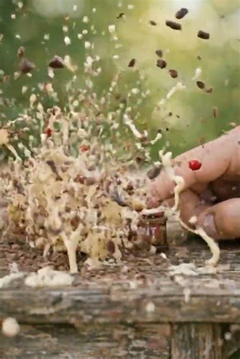 Miniature Cake exploding from TNT!