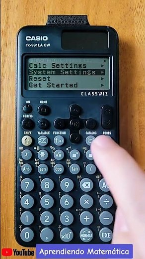 How to change the LANGUAGE on the Casio FX-991 calculator