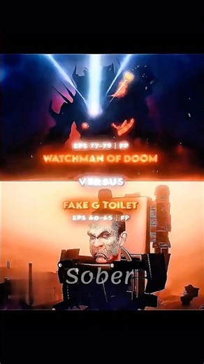 Watchman Of Doom Vs Fake G-MAN #shorts#skibiditoilet#skibidi#1v1#youtubeshorts #edit