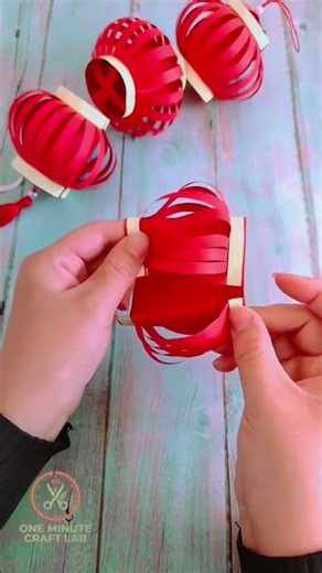 Easy Origami Paper Lanterns 🏮 Perfect for Room Decor & Festivals!