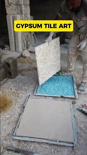 Gypsum Tile Art | Modern POP Ceiling Design | Elegant Spanish Home Interior