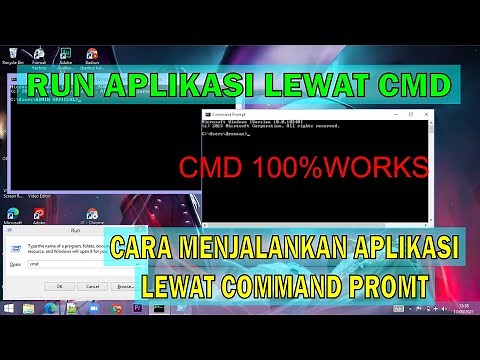 Cara Menjalankan ( membuka) Aplikasi Melalui command promt atau CMD WINDOWS 7,8,10