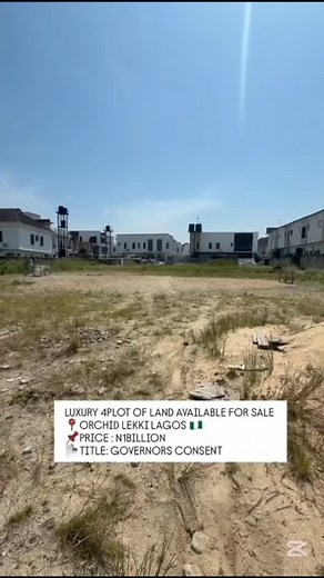 LUXURY 4PLOTS OF LAND AVAILABLE FOR SALE SQM : 2763.612 SQM 📍 : ORCHID LEKKI LAGOS 🇳🇬 TITLE : GOVERNORS CONSENT 📌PRICE : N1BILLION. 👷‍♀️for Visit or Purchase/inspection 📍our office address: Block D2,suite 350 Hpf shopping complex ambraham ADESANYA lekki. 📱Call/chat☎️ olabisi 2348069551189 📧Email: Bisbolrealtyhomesinteriors20@gmail.com 🌐Webiste: www.bisbolrealtyhomesinteriors.com . . . . LINK IN BIO CALL/WHATSAPP 08069551189 ✅ FOLLOW @bisbolrealty_homesinteriors & backup @bisbolapartment