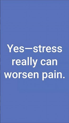 How Stress Makes Pain Worse — And How to Break the Cycle