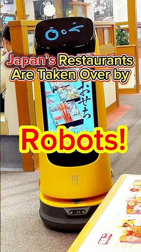 Japan’s Restaurants Are Taken Over by Robots! #Shorts
