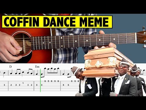 Astronomia Meme (Coffin Dance Meme) Guitar Tutorial +FREE TABS