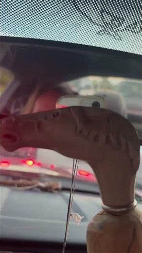 Rush-hour sock puppet show featuring Henry the horse