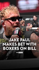 41K views · 5.6K reactions | Jake Paul placed multiple bets with undercard fighters that he will beat Mike Tyson 欄 | Sky Sports Boxing | Facebook