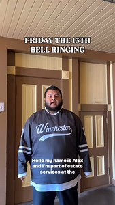 Watch Alex, one of our estate service team members, ring the bell for Friday the 13th! Every Friday the 13th, we ring the bell in her bell tower at 1:00 PM (13:00 hours) to honor Sarah Winchester and her fascination with the number 13. | Winchester Mystery House