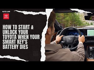 How to Start & Unlock Your Toyota When Your Smart Key's Battery Dies