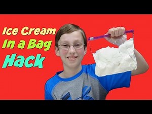 Homemade Ice Cream In A Bag Hack - Quick & Easy DIY Recipe | CollinTV