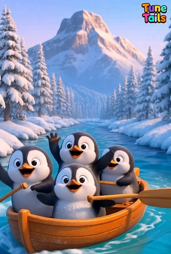 Cute Baby Penguins Snow Adventure | Tune Tails Join this group of adorable baby penguins on their snowy adventure — walking through icy rivers, boating, snowboarding, and warming up by the bonfire under the Christmas lights! A heartwarming story full of friendship, fun, and winter magic. Send stars ⭐, follow, like ❤️, and share for more cute adventures! #TuneTails #fbreelsvideo #reelsfypシ #reelsviralシfb #reelsfbシ #fbreelsfypシ゚viralfbreelsfypシ゚viral #fbreels2025ツ #fbreelsfypシ゚ #fbyシvideo #Penguin