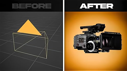 【中字】Blender 渲染教程： 让相机真正变得优秀-专业相机装备与路径动画，约束控制、景深设置