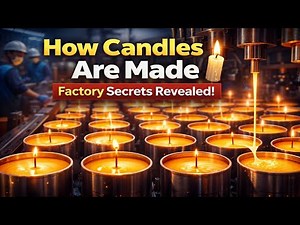 How Candles Are Made 🕯️ | Inside a Modern Candle Factory