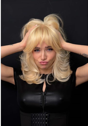 Baby Blonde Hair Color and Cut by Alexpotyk