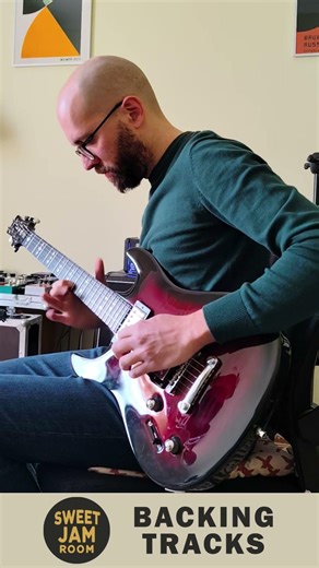 guitar solo - jam over backing track #backingtrack #guitar #guitarsolo #rock #shorts