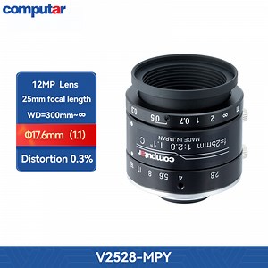 [Hot Item] Computar V2528-Mpy 1.1" 25mm F2.8 Manual Iris C-Mount Lens