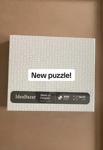 Maze of Despair 1000-Piece Puzzle: New Puzzle Unboxing