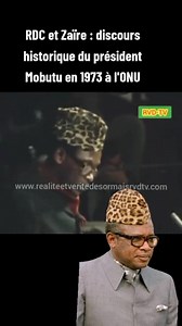 ✅DISCOURS DE MOBUTU DEVANT LE CONSEIL DE L'ONU | Instacongo.cd