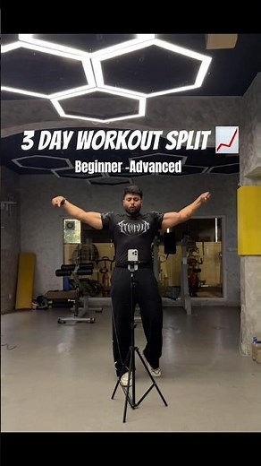 3 Day Workout Split for Beginners & Advanced 💪 | Build Muscle Fast (Science-Based Plan)