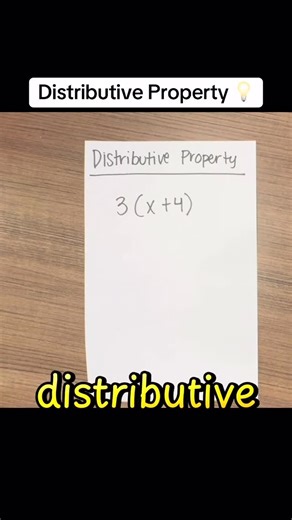 Socorro López Sánchez on Instagram: "The distributive property doesn’t have to be confusing! Here’s a quick visual to help it click ✏️ Save this for later 💡 #MathTeacher #AlgebraHelp #MathReels #LearnOnInstagram #StudyTips #MathMadeEasy"