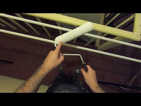 How to paint quarter round baseboard trim