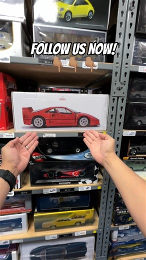 68K views · 1.2K reactions |  Only 3 Units Left!  Own a piece of Ferrari history with this 1:12 Ferrari F40, the last model approved by Enzo Ferrari himself. Celebrating 40 years of excellence, this iconic supercar is a must-have for true collectors.  Don’t miss out—limited to 3 units at AwesomeDiecast.com. #FerrariF40 #DiecastCollectors #AwesomeDiecast #FerrariLegacy #LimitedEdition | Awesome Diecast | Facebook