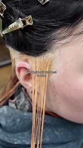 PART 2: Black to Blonde Peak-A-Boo Hair Transformation⋆·˚ ༘ * Today we began the lightening process for my client’s blonde peak-a-boo. This is a three step process that starts with a strand test. Then our first round of lightener (which we did today) and then our final round of lightener which we will do in 2-3 weeks. In between now and our next visit, my client will be using some protein and moisture hair masks to make her hair even stronger. I am so proud of how even everything lifted, because