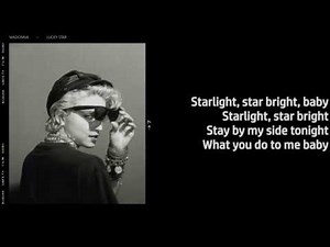 Madonna - Lucky Star (Lyrics on Screen)