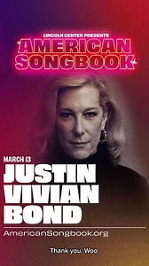 Are you ready for Justin Bond's SOLD-OUT #AmericanSongbook performance?!? ☮️ 🎶 ✌️ On Wednesday night, Justin Vivian Bond is taking us on a journey through music from the hippy counterculture with songs by Joni Mitchell, Jimi Hendrix, Tim Buckley, Bob Dylan, Judee Sill, and more! See you in The Appel Room! Learn more: https://lincolncenter.org/series/american-songbook/justin-vivian-bond-jasmine-and-cigarettes | Lincoln Center