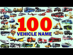 100 VEHICLE Names | Học Tên 100 Phương Tiện Giao Thông Tiếng Anh | Types of Vehicles in English