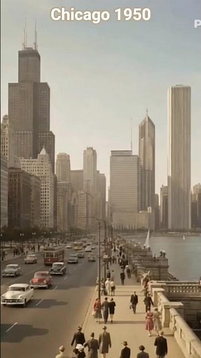 “Old Chicago City 1950 | Vintage Streets, Skyline & Classic American Life”