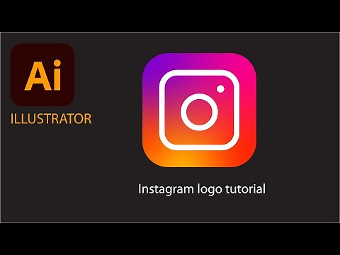 Instagram logo beginner tutorial adobe illustrator #instagram #logo#cc#adobe #illustrator #vector