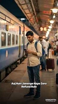 Zero Refund Rule | Indian Railways New Update | Ticket Refund Policy | RailMitra #traintraveltips