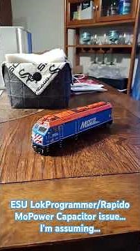 ESU LokProgrammer/Rapido MoPower Capacitor Issues with the Rapido Metra F40PHM-2 Locomotives