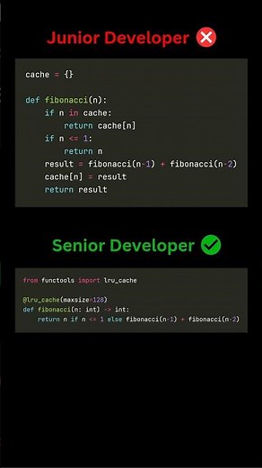 Python Memoization: Basic vs Advanced #Optimization