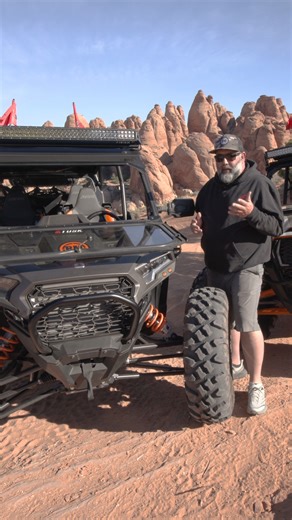 Do you want a full windshield but also want airflow? We have you covered with the Tusk Folding Glass Windshield! Click the link in our bio to get yours. 👊 #RMATVMC #TuskOffroad #Tusk #GetReady #UTV #SXS #RZR #KRX | Rocky Mountain ATVMC