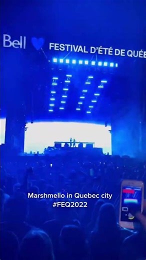🎵 Marshmello ft. Khalid - Silence (Slushii Remix) (Live at Festival d'été de Québec 2022)