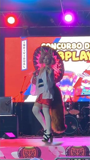 Presentación de Kitsune #cosplay #pasarela #videojuego #kitsune #otaku