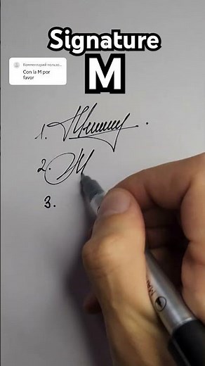 how to sign with the letter M