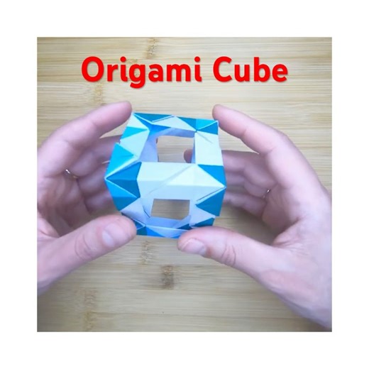 Origami Articulated Cube #modularorigami