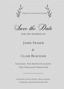 Minimalist Wedding Save the Date Template - Custom or Personalized - Etsy